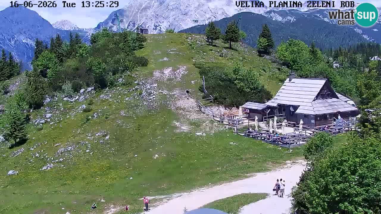 Zeleni Rob – Webcam live | Velika Planina