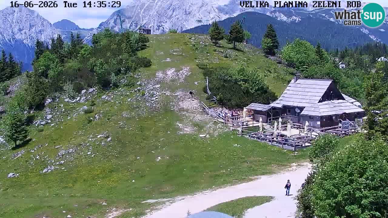 Zeleni Rob – Webcam live | Velika Planina