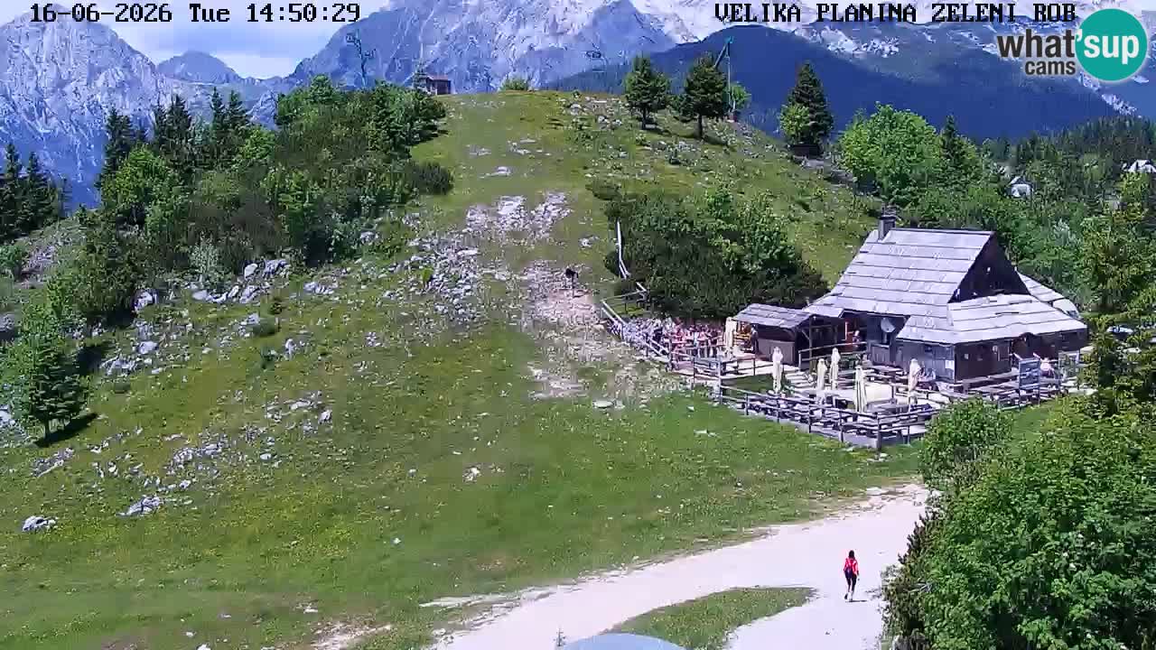 Zeleni Rob – Webcam live | Velika Planina