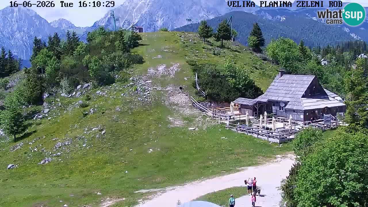 Zeleni Rob – Webcam live | Velika Planina