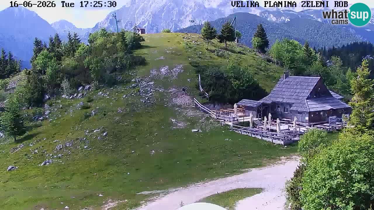 Zeleni Rob – Webcam live | Velika Planina