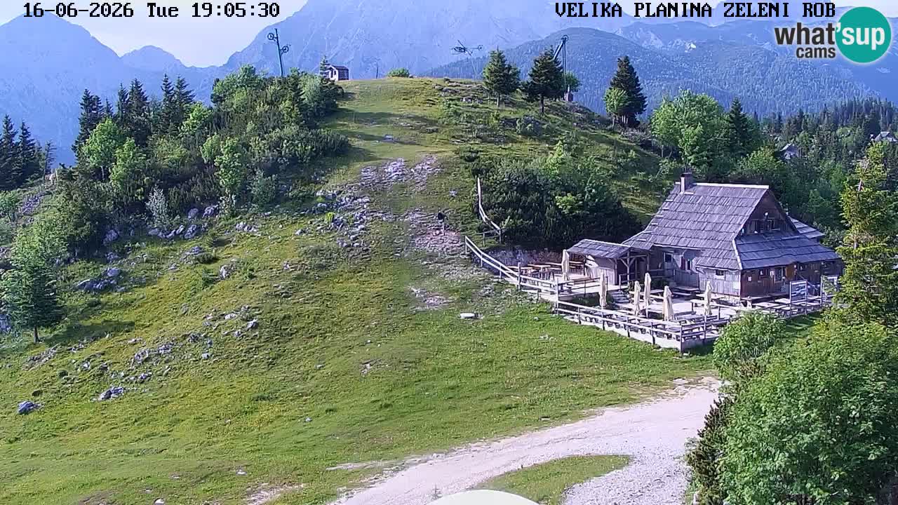 Zeleni Rob – Webcam live | Velika Planina