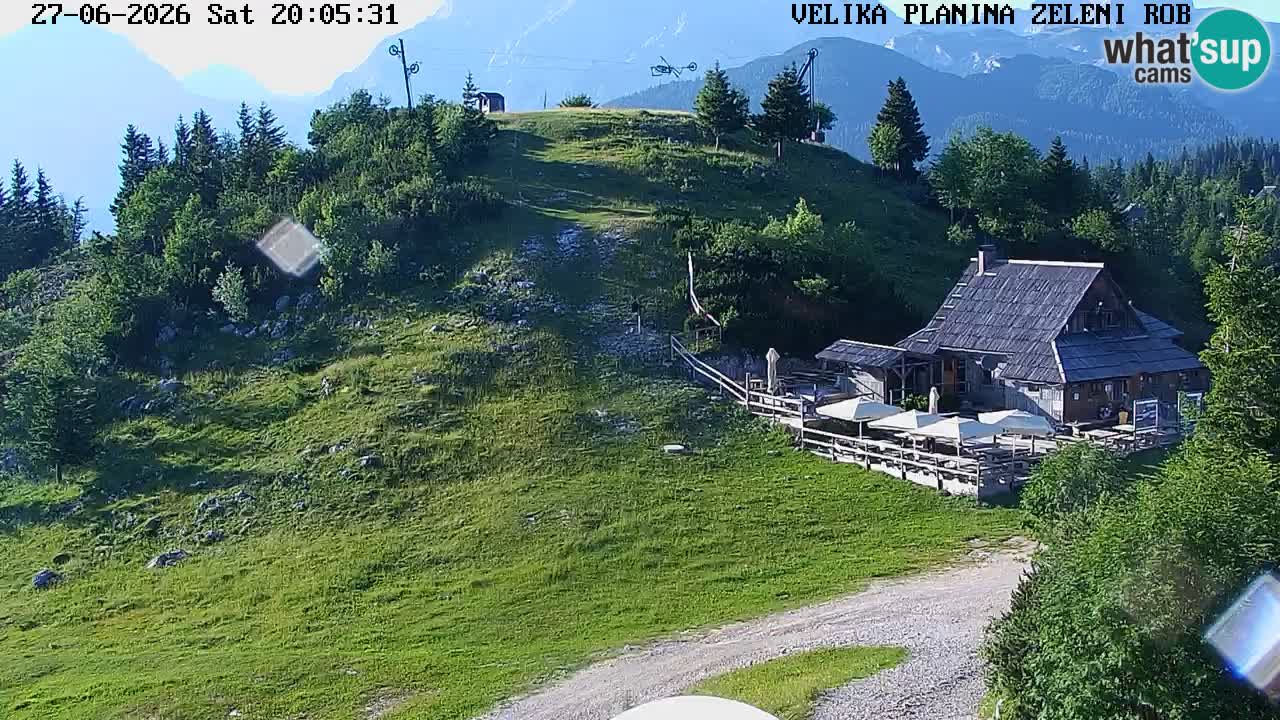 Zeleni Rob | Web kamera Velika Planina