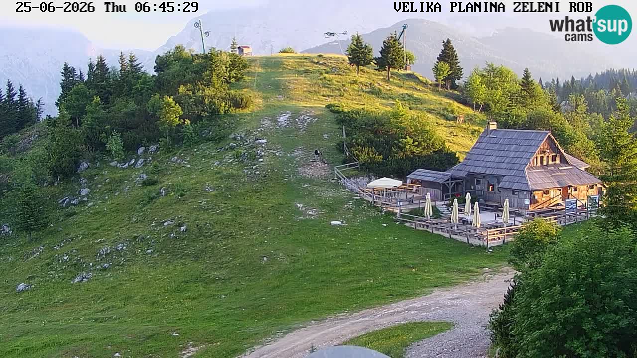 Zeleni Rob – Webcam live | Velika Planina