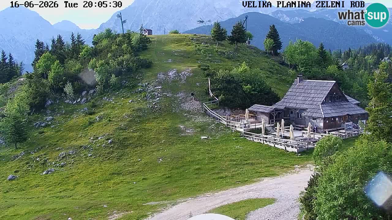 Zeleni Rob – Webcam live | Velika Planina