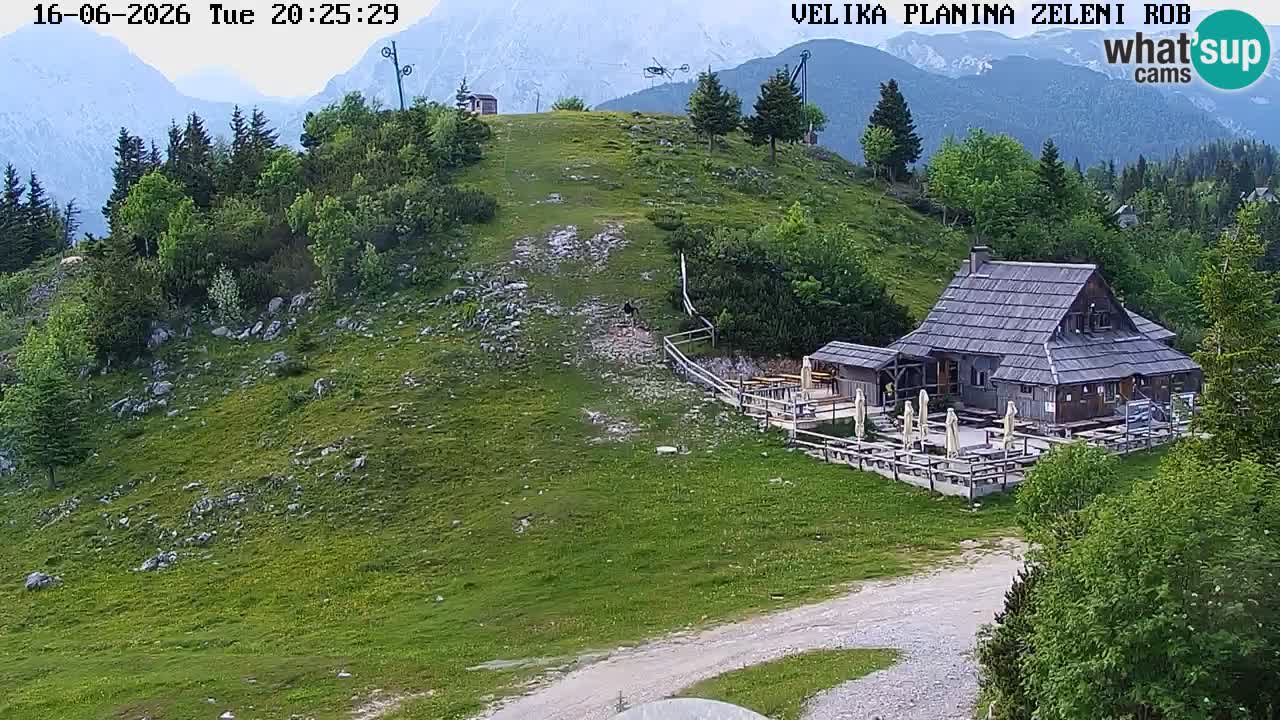 Zeleni Rob | Web kamera Velika Planina