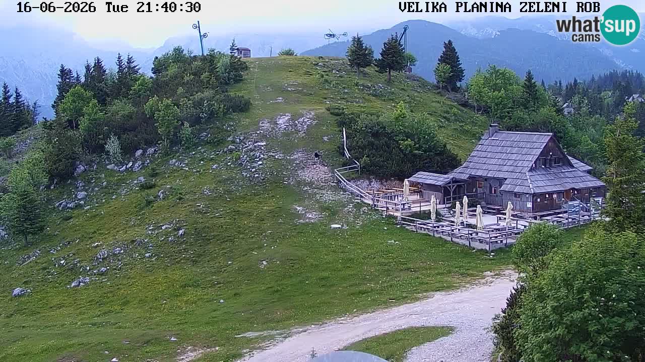 Zeleni Rob | Web kamera Velika Planina