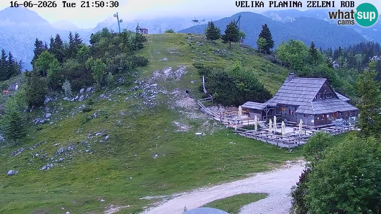 Zeleni Rob | Web kamera Velika Planina