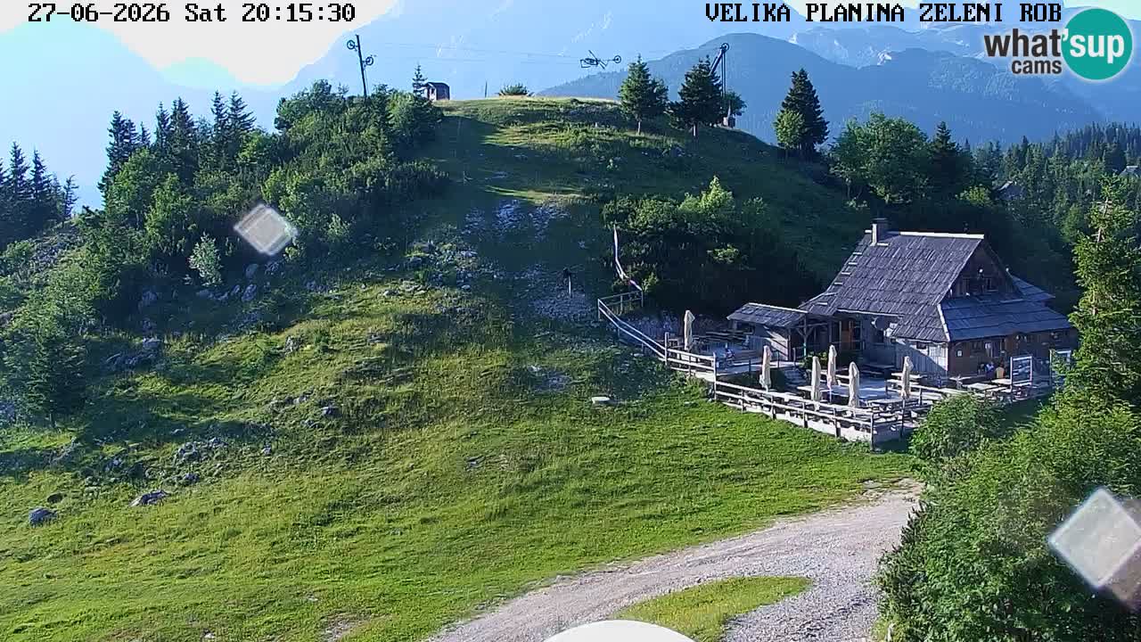 Zeleni Rob – Webcam live | Velika Planina