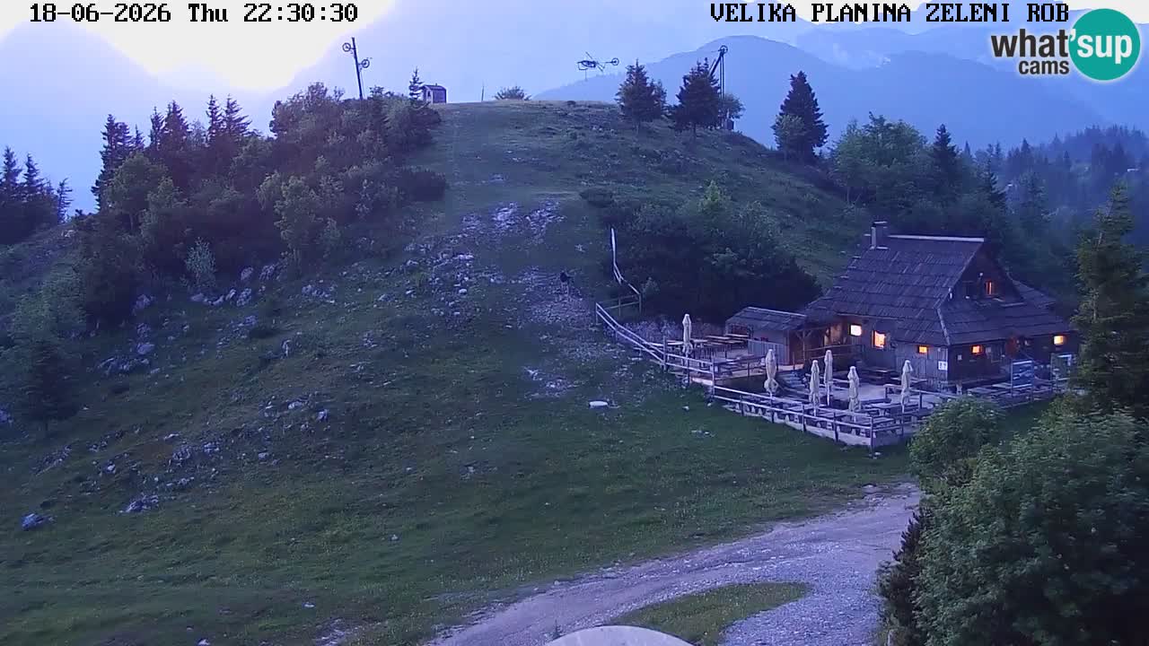 Zeleni Rob – Webcam live | Velika Planina