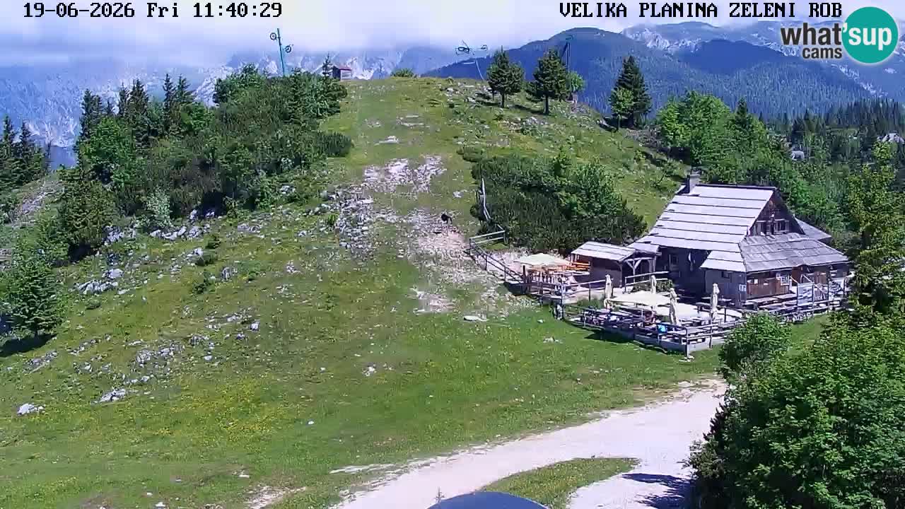 Zeleni Rob – Webcam live | Velika Planina