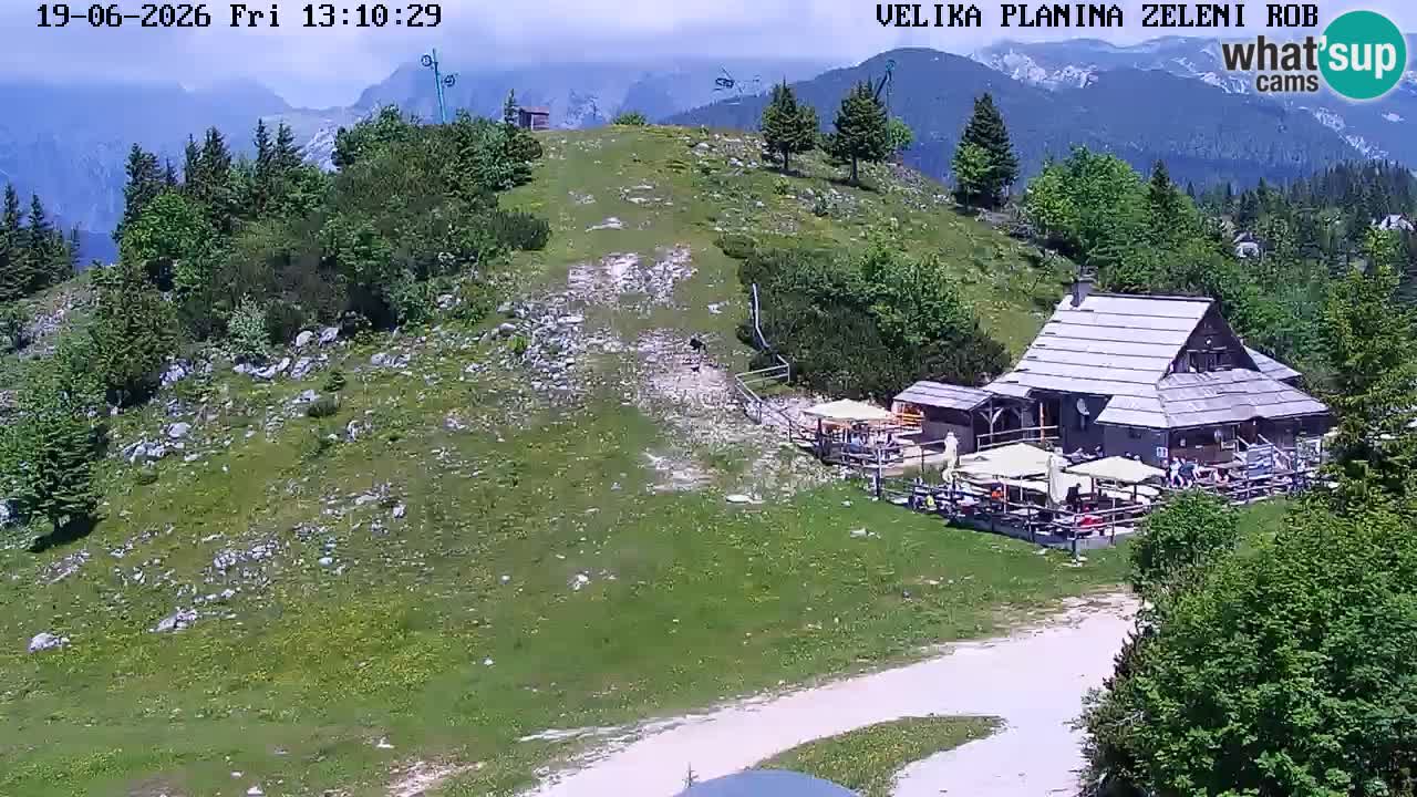 Zeleni Rob – Webcam live | Velika Planina