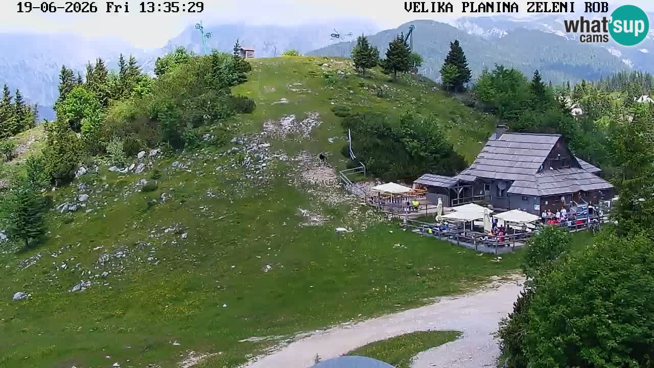 Zeleni Rob – Webcam live | Velika Planina