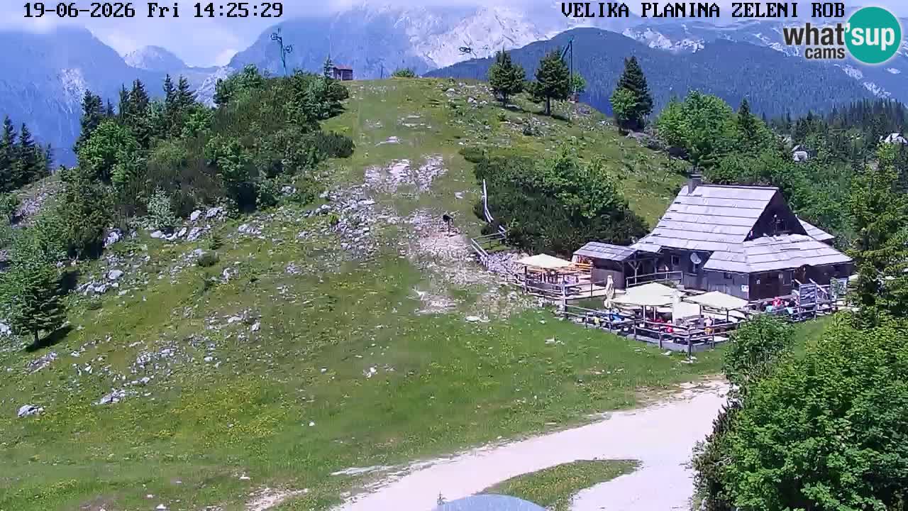 Zeleni Rob – Webcam live | Velika Planina