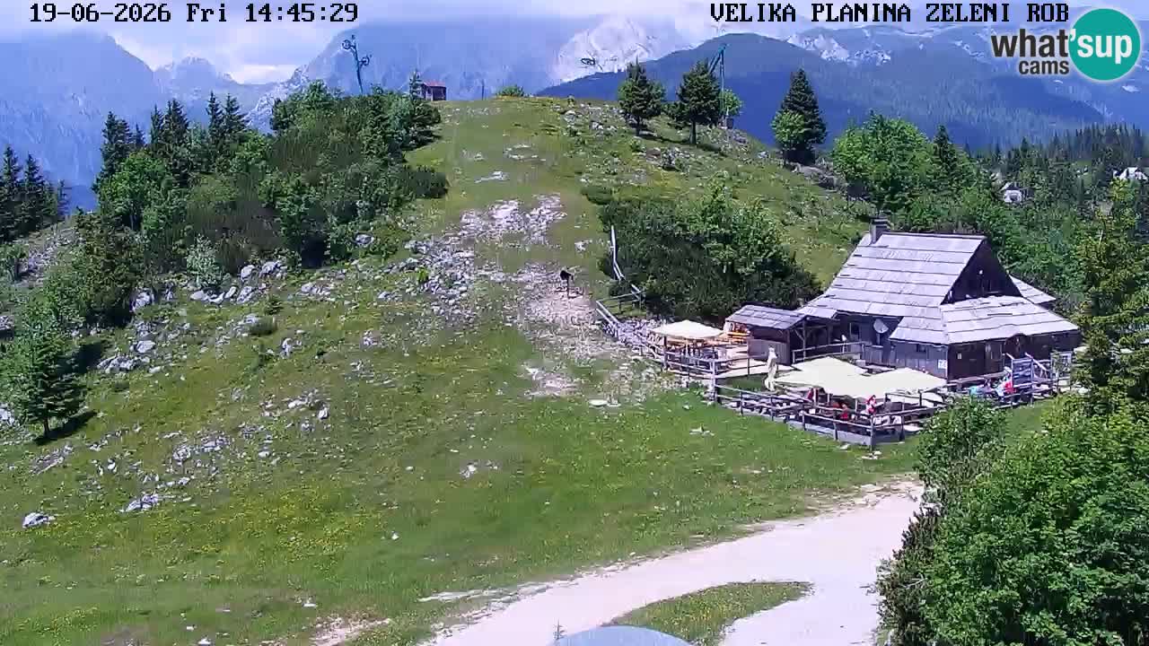 Zeleni Rob – Webcam live | Velika Planina