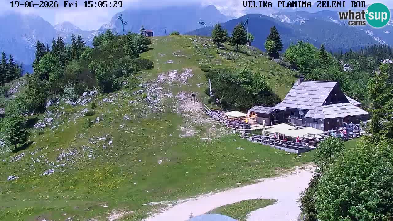 Zeleni Rob – Webcam live | Velika Planina