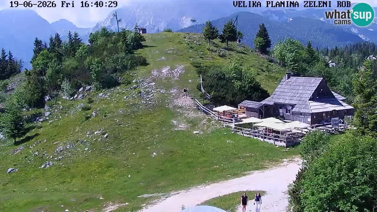 Zeleni Rob – Webcam live | Velika Planina