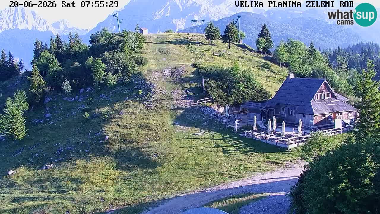 Zeleni Rob – Webcam live | Velika Planina