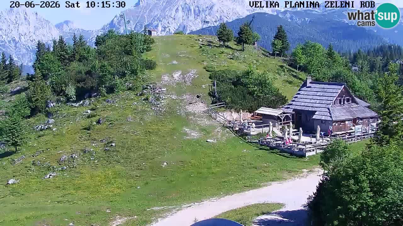 Zeleni Rob – Webcam live | Velika Planina
