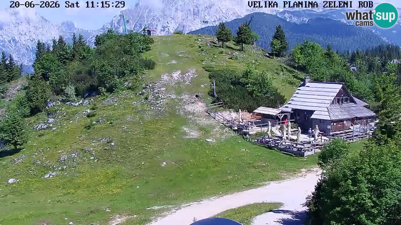 Zeleni Rob | Webcam live Velika Planina