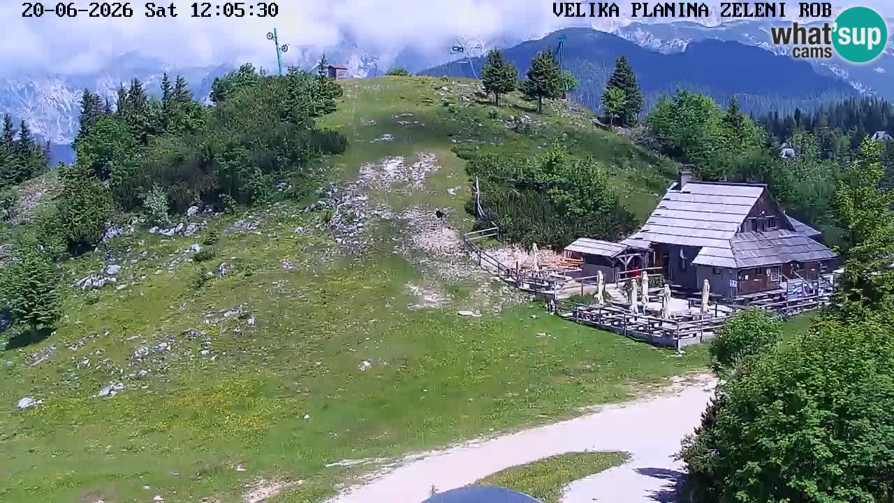 Zeleni Rob – Webcam live | Velika Planina