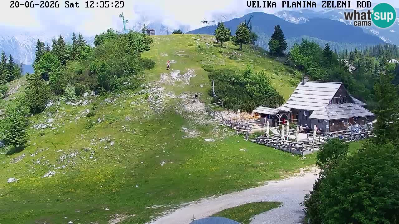 Zeleni Rob – Webcam live | Velika Planina
