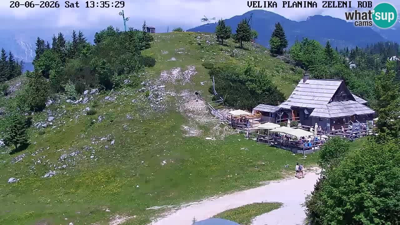 Zeleni Rob | Webcam live Velika Planina