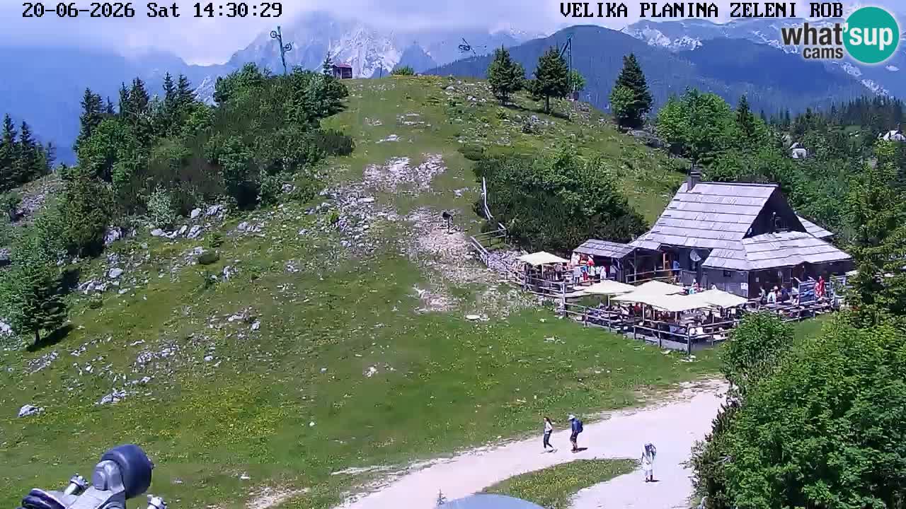 Zeleni Rob – Webcam live | Velika Planina