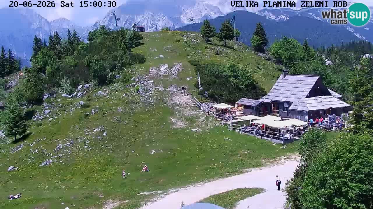 Zeleni Rob – Webcam live | Velika Planina
