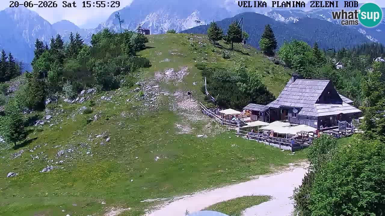 Zeleni Rob | Web kamera Velika Planina