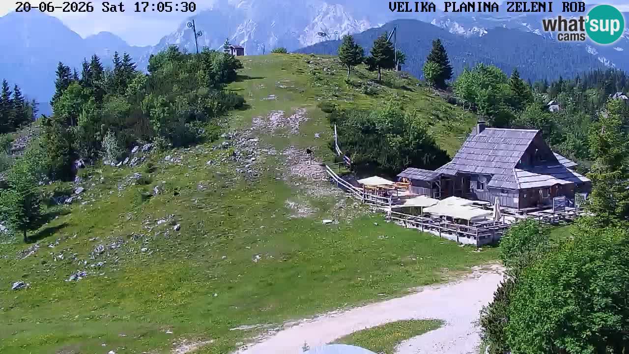 Zeleni Rob – Webcam live | Velika Planina