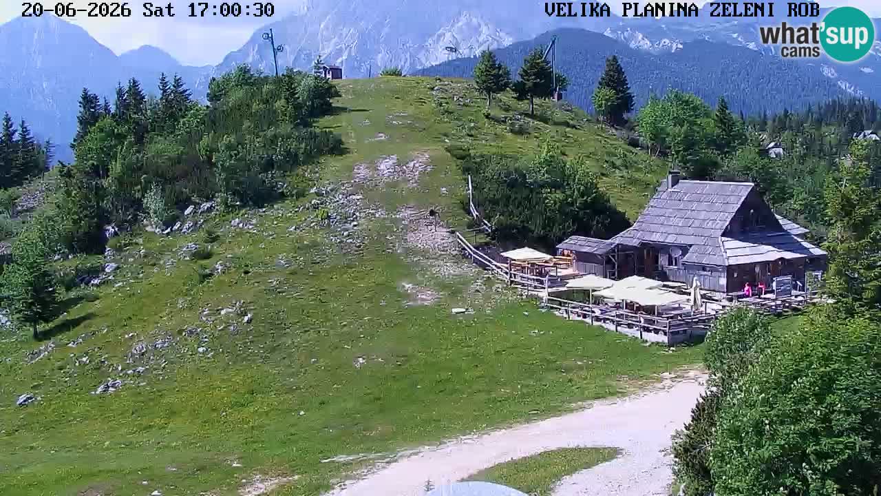 Zeleni Rob – Webcam live | Velika Planina