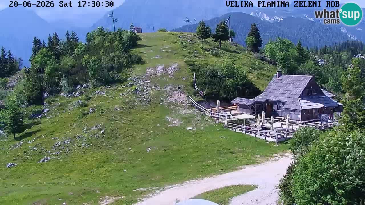 Zeleni Rob | Web kamera Velika Planina