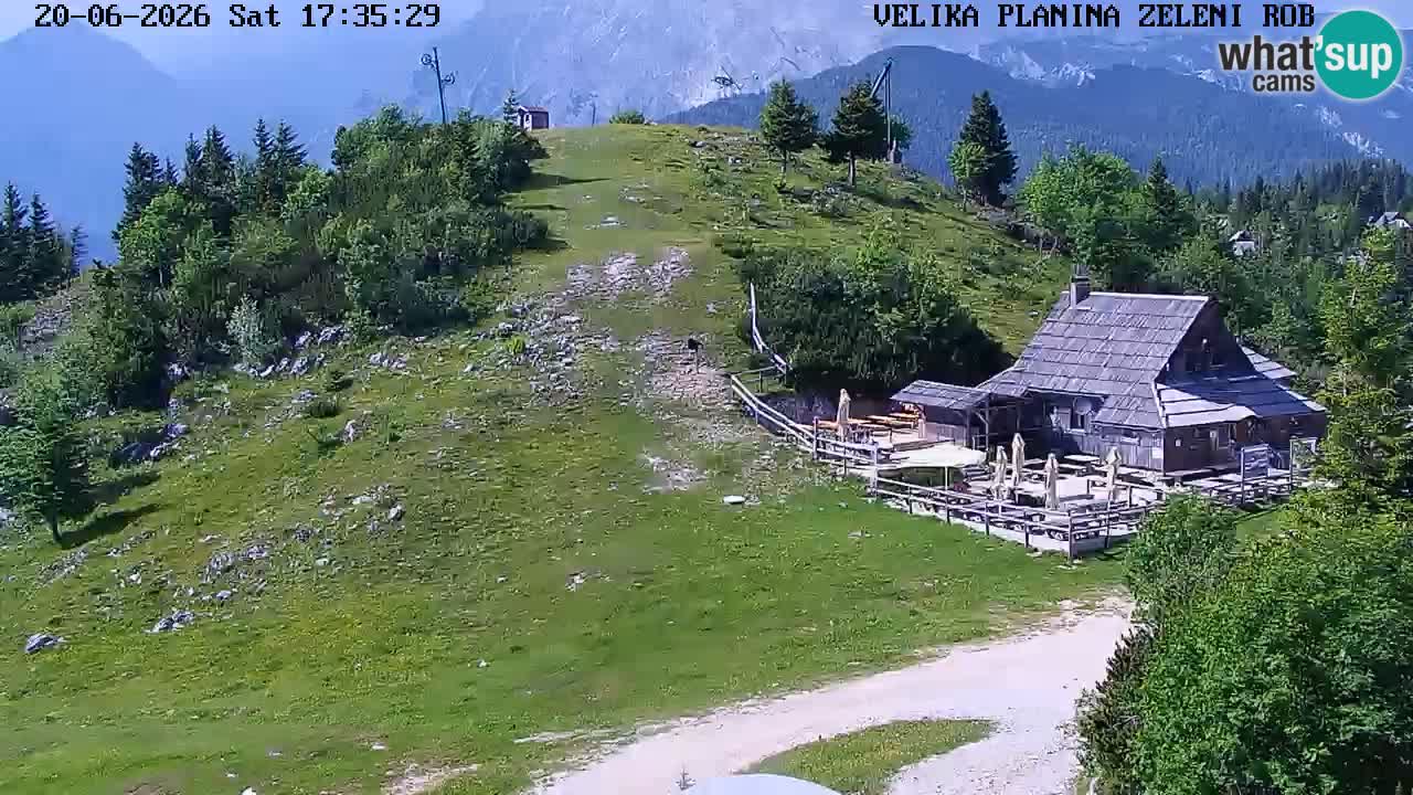 Zeleni Rob | Webcam live Velika Planina