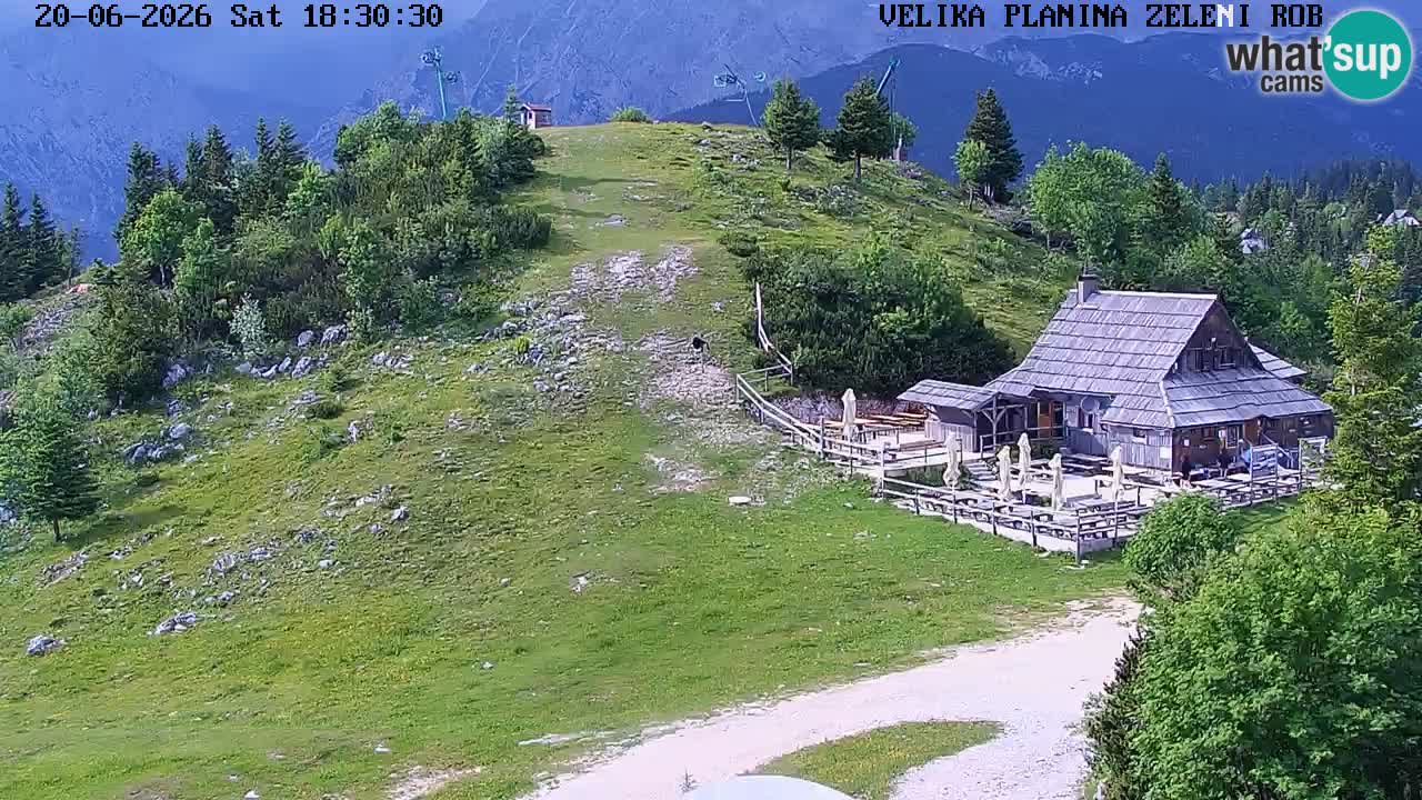Zeleni Rob – Webcam live | Velika Planina