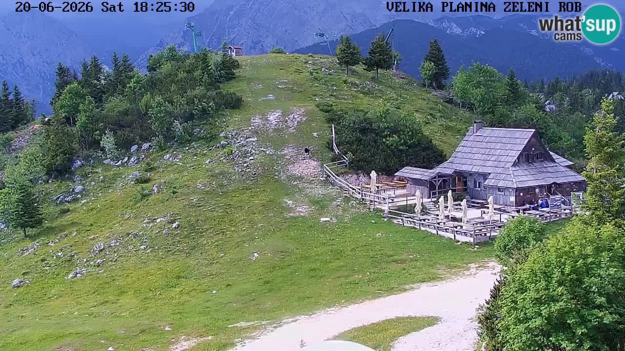 Zeleni Rob – Webcam live | Velika Planina