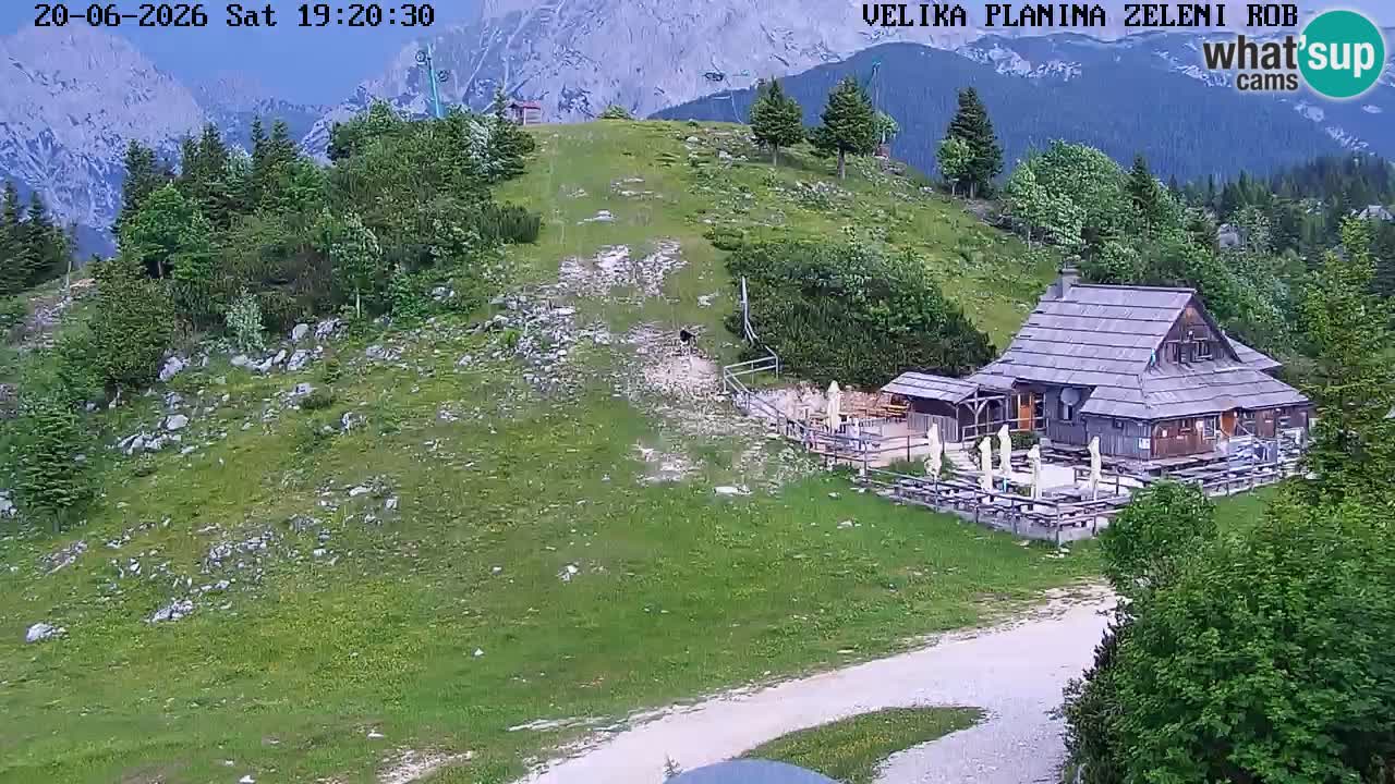 Zeleni Rob – Webcam live | Velika Planina