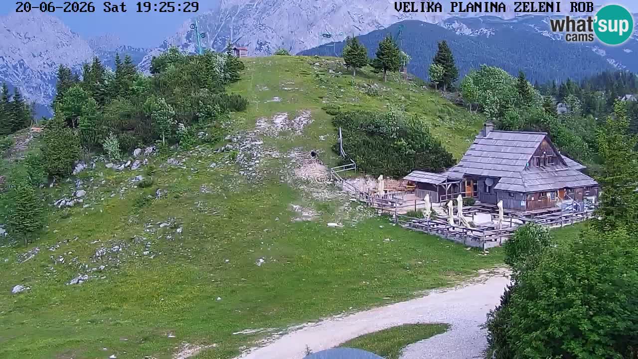 Zeleni Rob | Web kamera Velika Planina