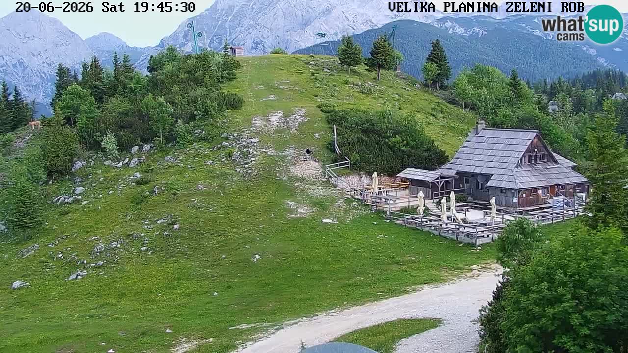 Zeleni Rob | Web kamera Velika Planina