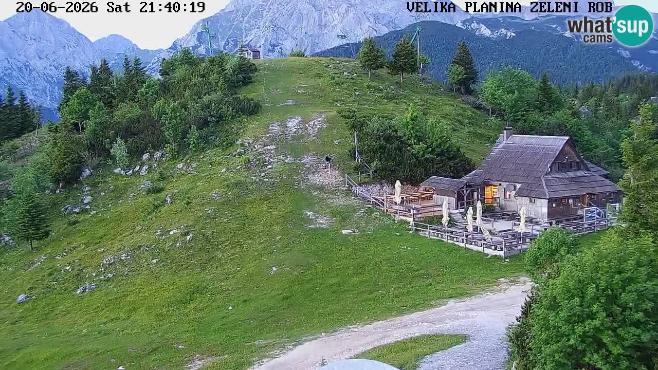 Zeleni Rob | Web kamera Velika Planina