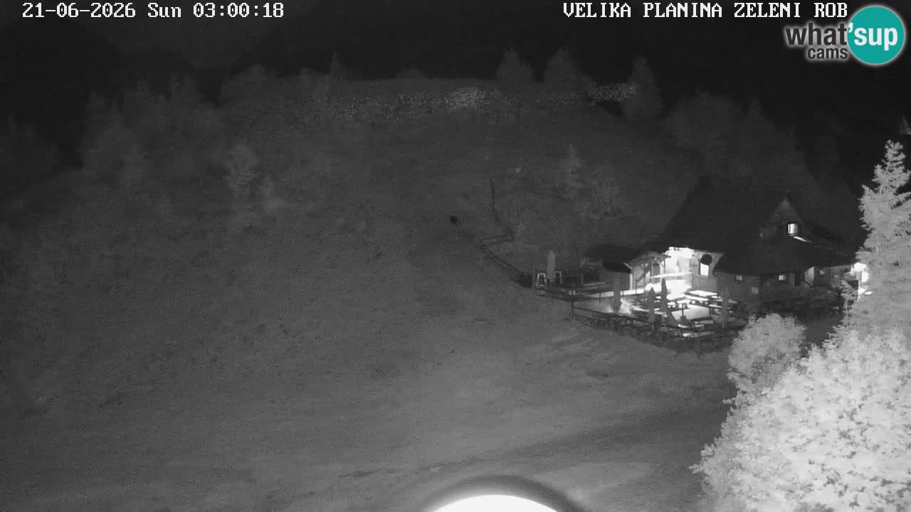 Zeleni Rob | Webcam en vivo Velika Planina