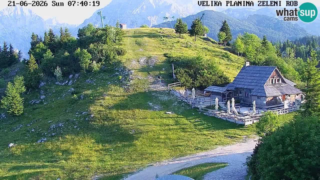 Zeleni Rob – Webcam live | Velika Planina