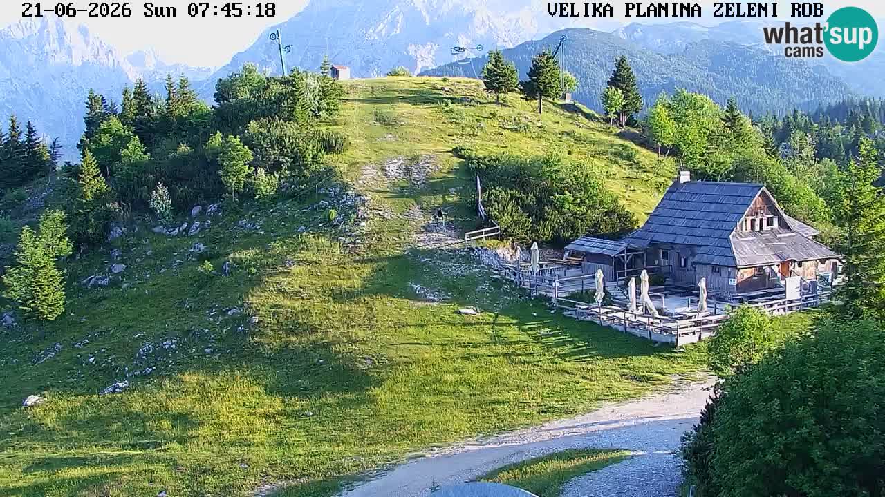 Zeleni Rob | Webcam live Velika Planina