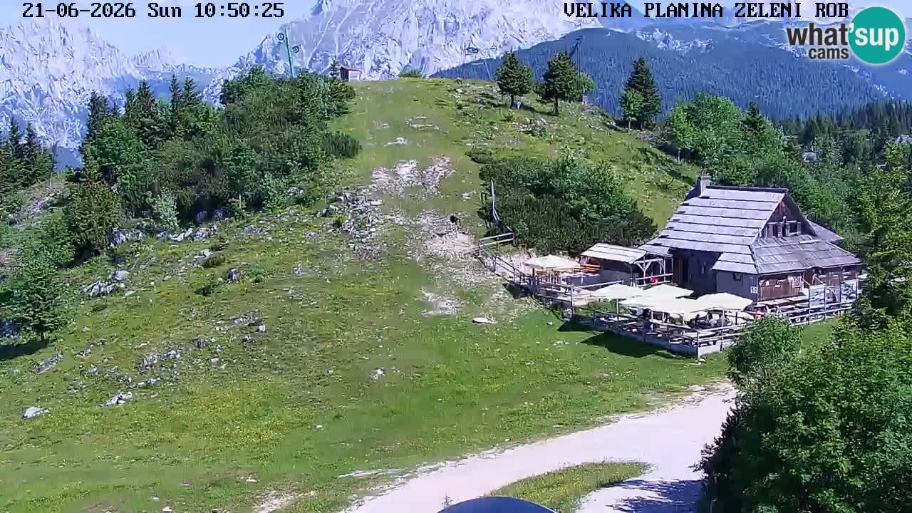 Zeleni Rob – Webcam live | Velika Planina