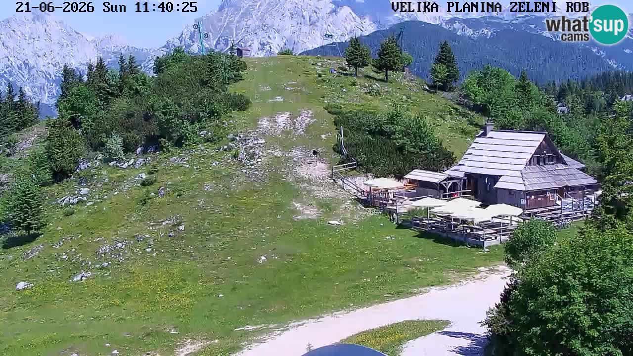 Zeleni Rob | Webcam live Velika Planina