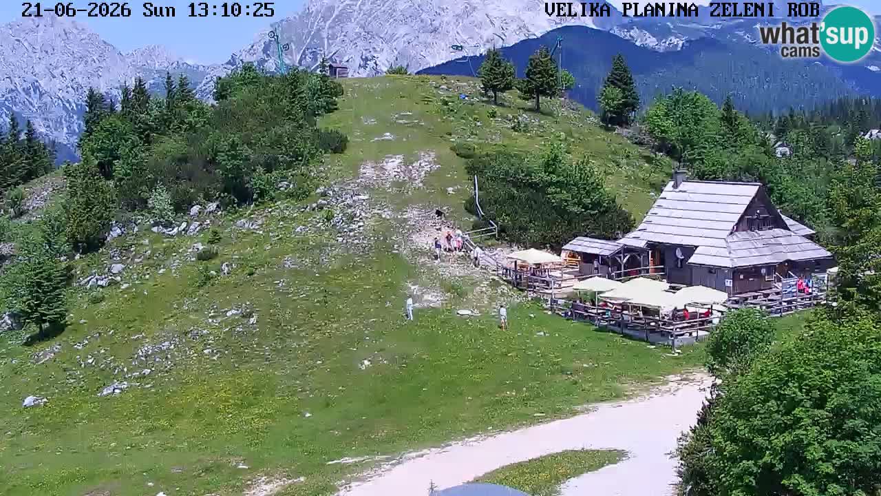 Zeleni Rob – Webcam live | Velika Planina