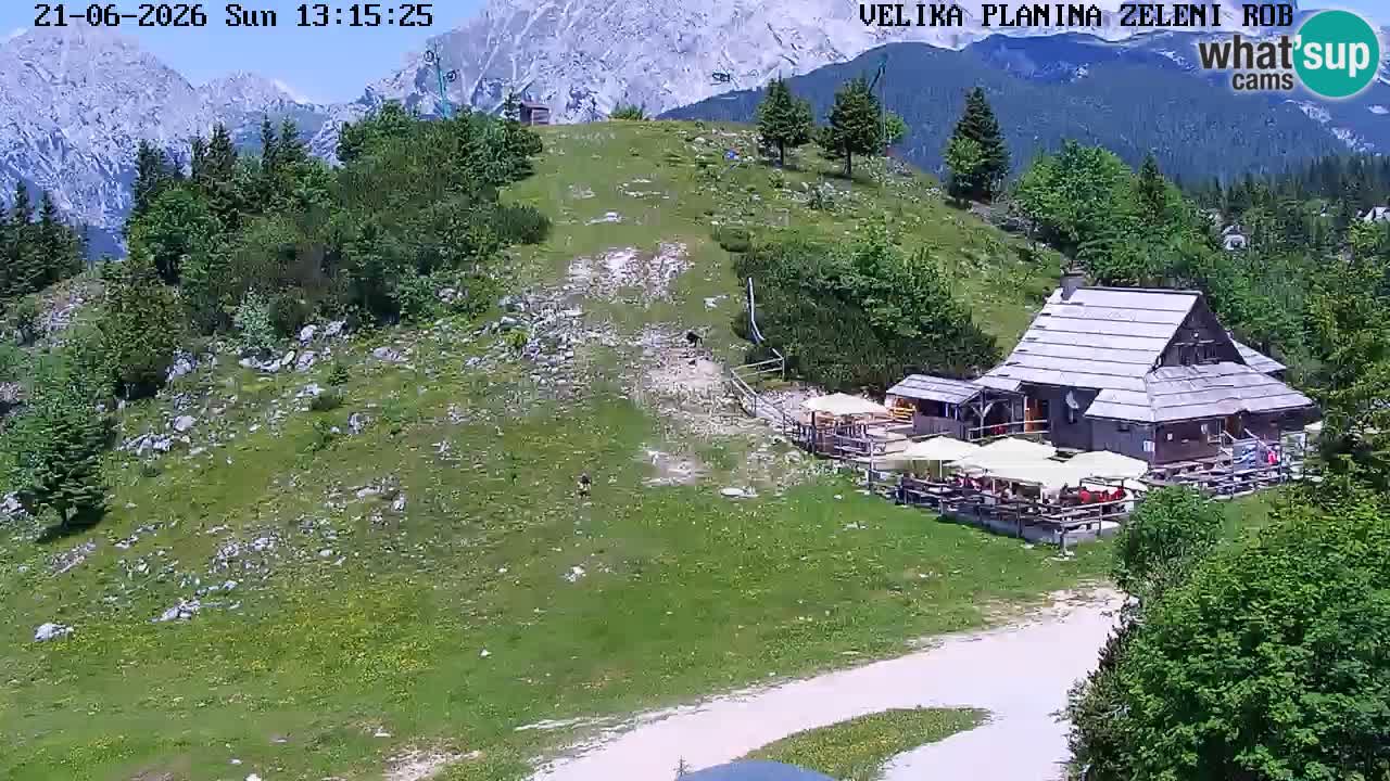 Zeleni Rob – Webcam live | Velika Planina