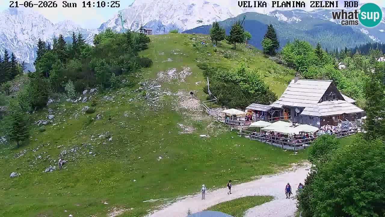 Zeleni Rob | Webcam live Velika Planina