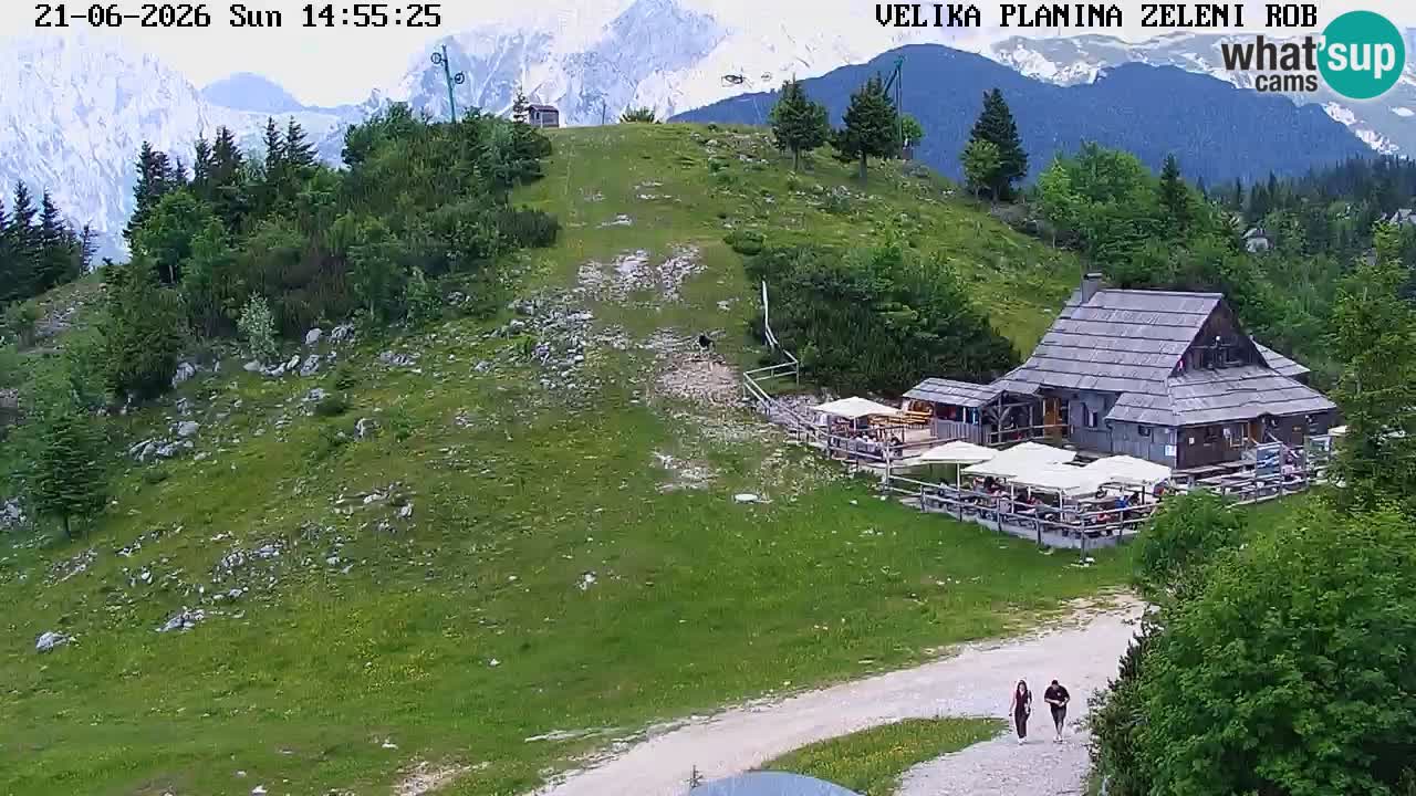 Zeleni Rob | Webcam live Velika Planina
