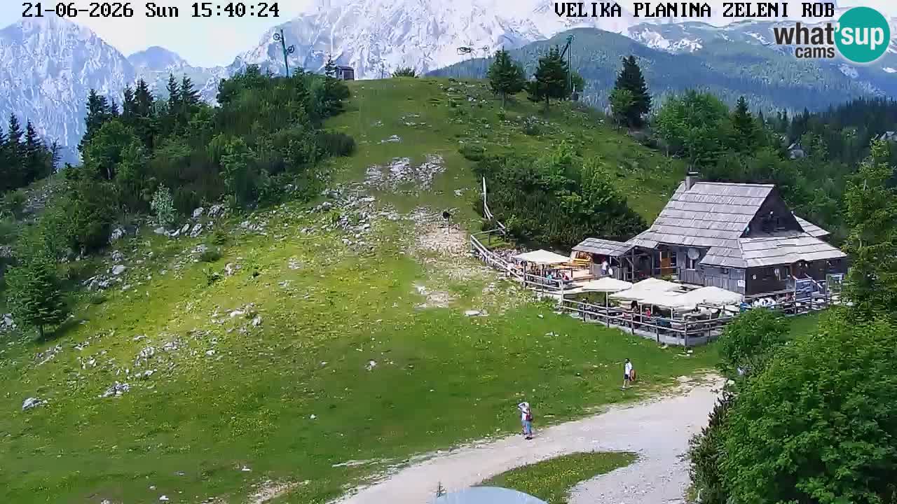 Zeleni Rob – Webcam live | Velika Planina